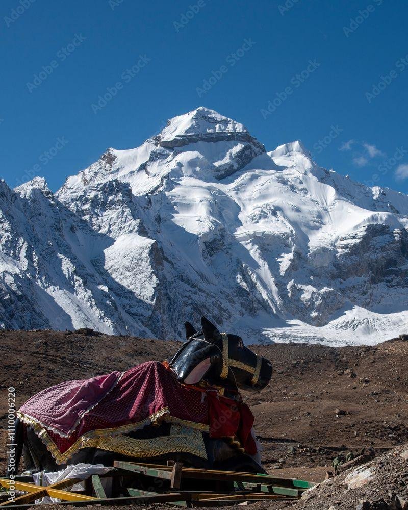 Om Parvat Snow View