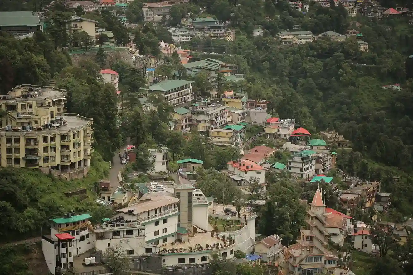 Mussoorie Hills Landscape View