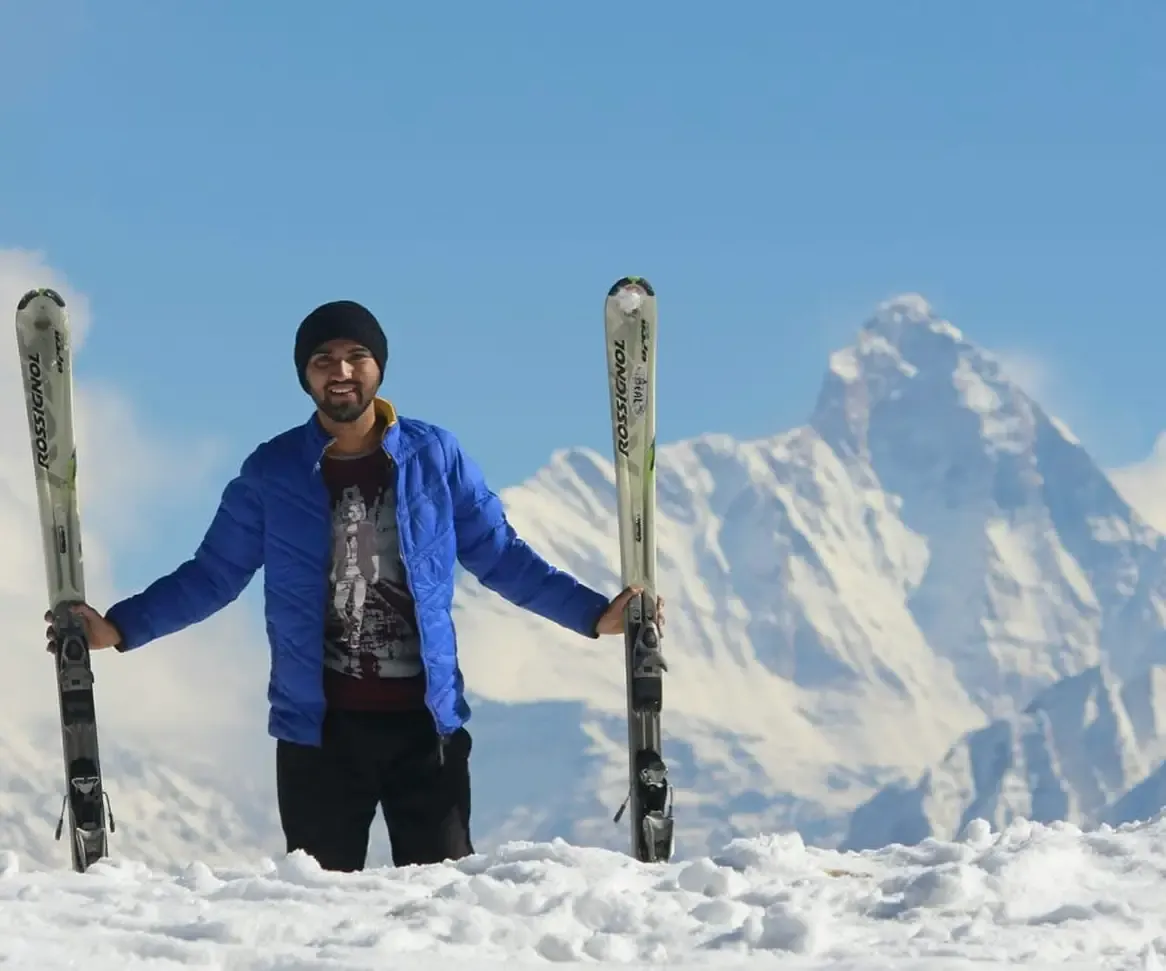 auli skiing view