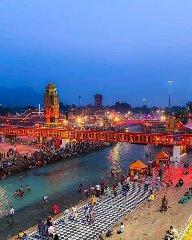 Delhi to Haridwar Drive and Sacred Ghat Exploration